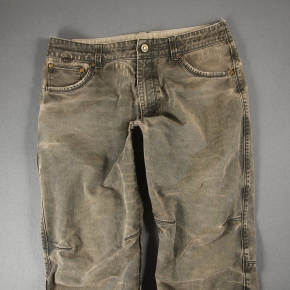 Kuhl Rydr Pants Mens 34x32 Vintage Patina Dye Brown Rugged Workwear 5016 - Picture 15 of 16